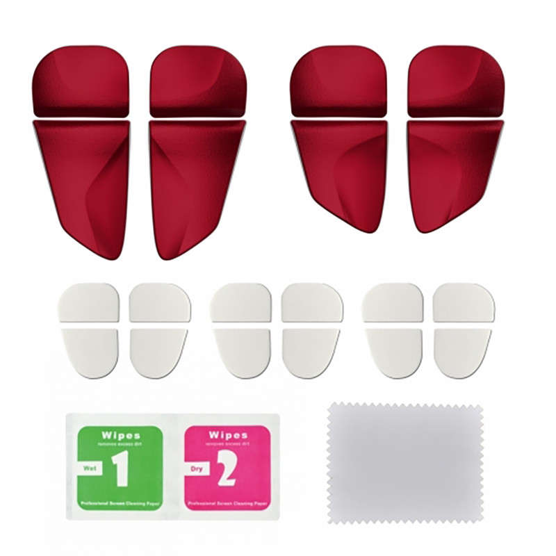 PS5 Dualsense Controller 2 Pairs Shoulder Buttons Extension Triggers Matte UV Vampire Red