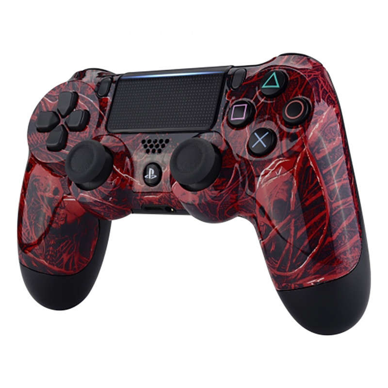 PS4 Dualshock 4 V2 Front Faceplate Art Series Glossy Blood Purgatory