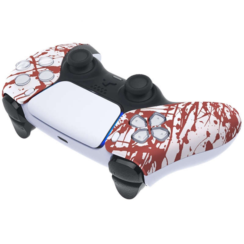 PS5 Dualsense Controller Front Shell Soft Touch Blood Sacrifice