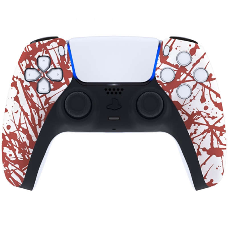 PS5 Dualsense Controller Front Shell Soft Touch Blood Sacrifice