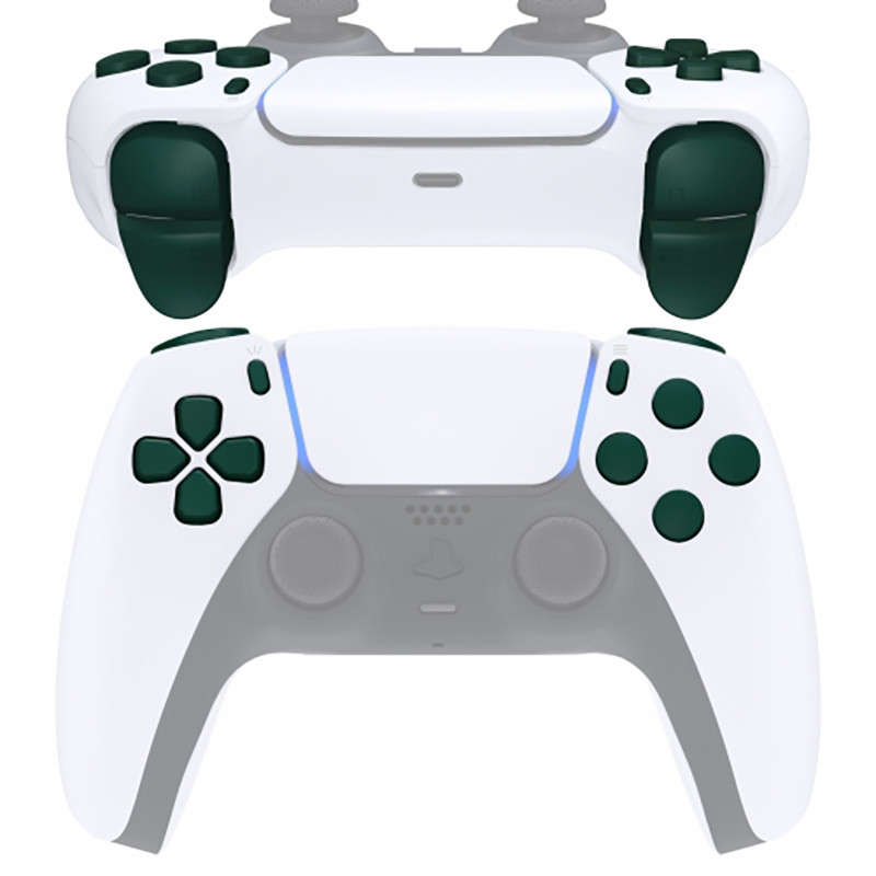 PS5 Dualsense Button Set Matte UV Racing Green