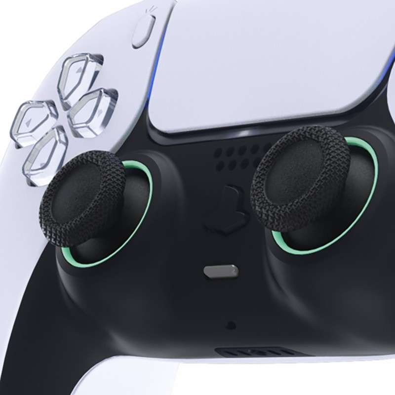 PS5 Dualsense Controller Accent Rings Solid Unpainted Mint Green