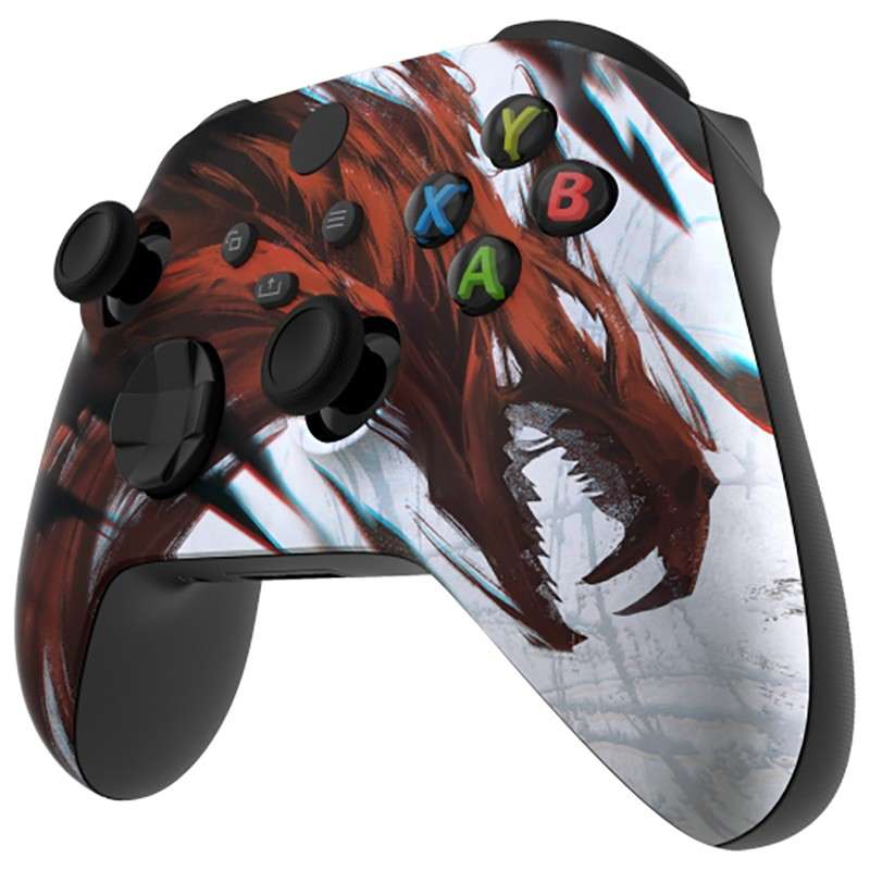 XBOX SERIES S/X Controller Soft Touch Front Faceplate Blood Wyrm