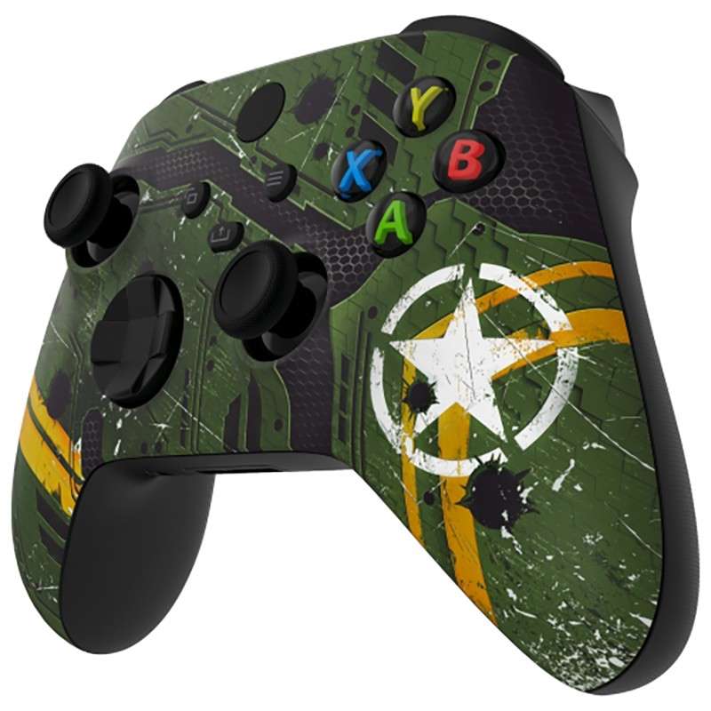 XBOX SERIES S/X Controller Soft Touch Front Faceplate Battle Mech