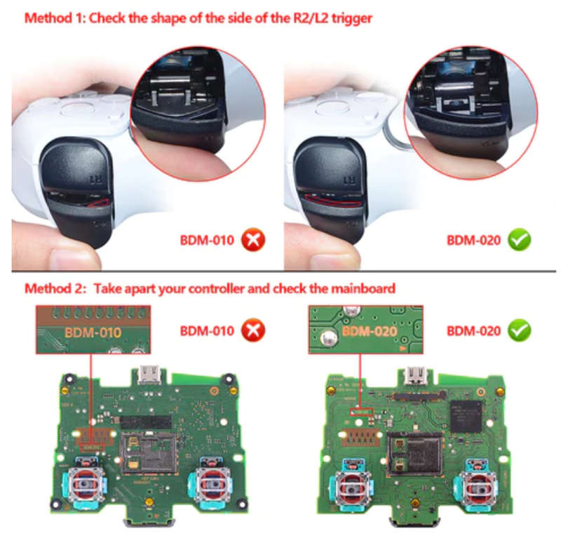 PS5 Dualsense Controller Full Button Set Clear Green BDM-020