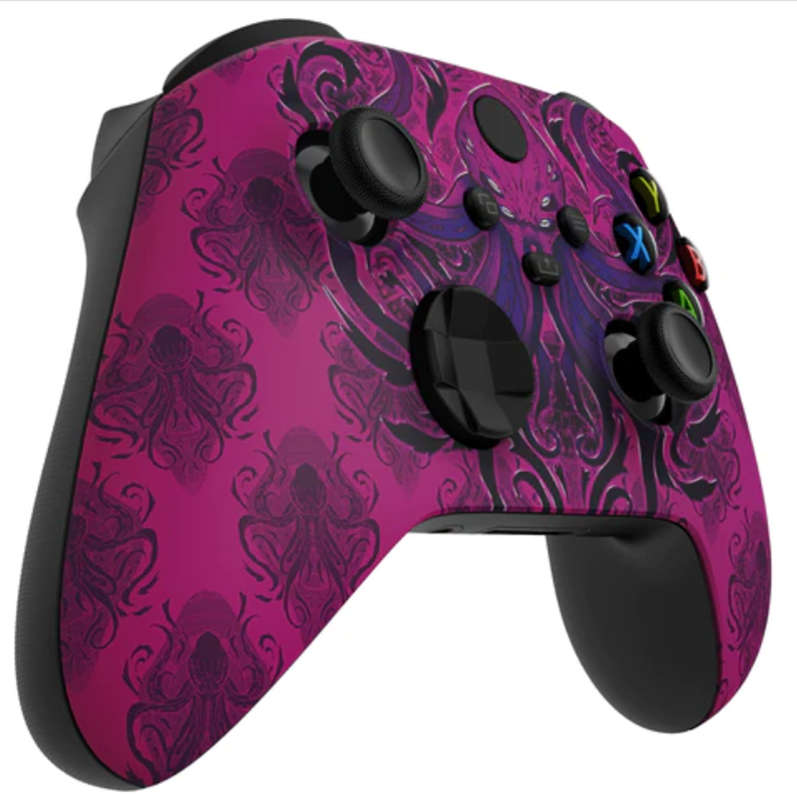 XBOX SERIES S/X Controller Front Faceplate Art Series Soft Touch Dark Octo