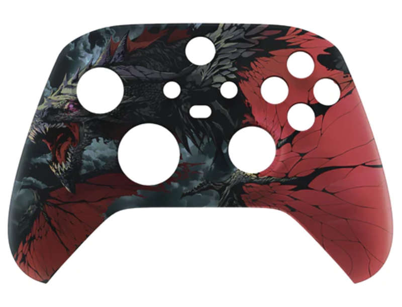 XBOX SERIES S/X Controller Front Faceplate Art Series Soft Touch Dragon