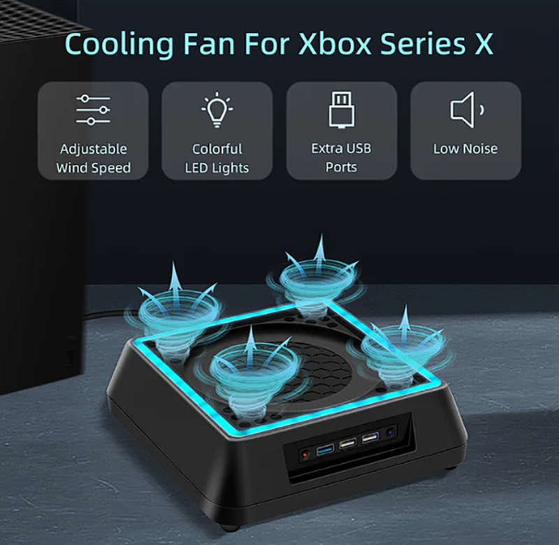 Xbox Series X Cooling Stand With Led Lighting System