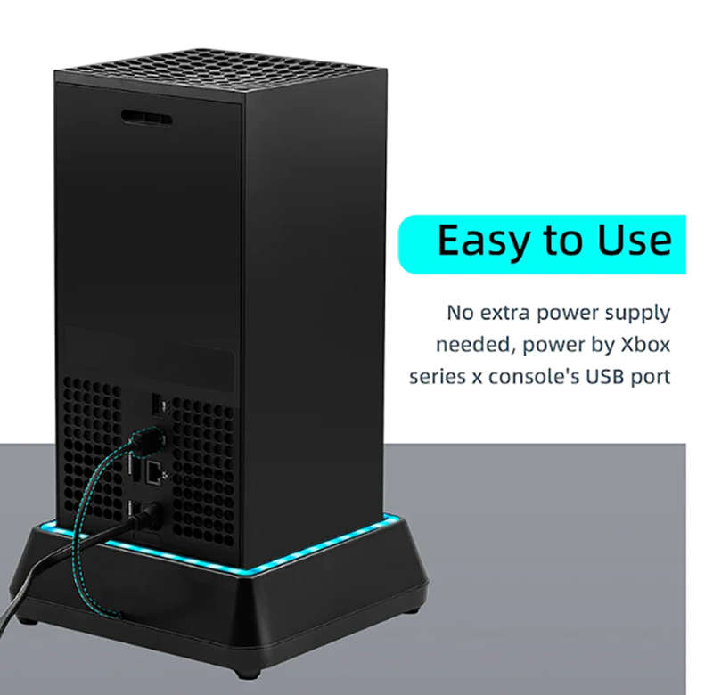 Xbox Series X Cooling Stand With Led Lighting System