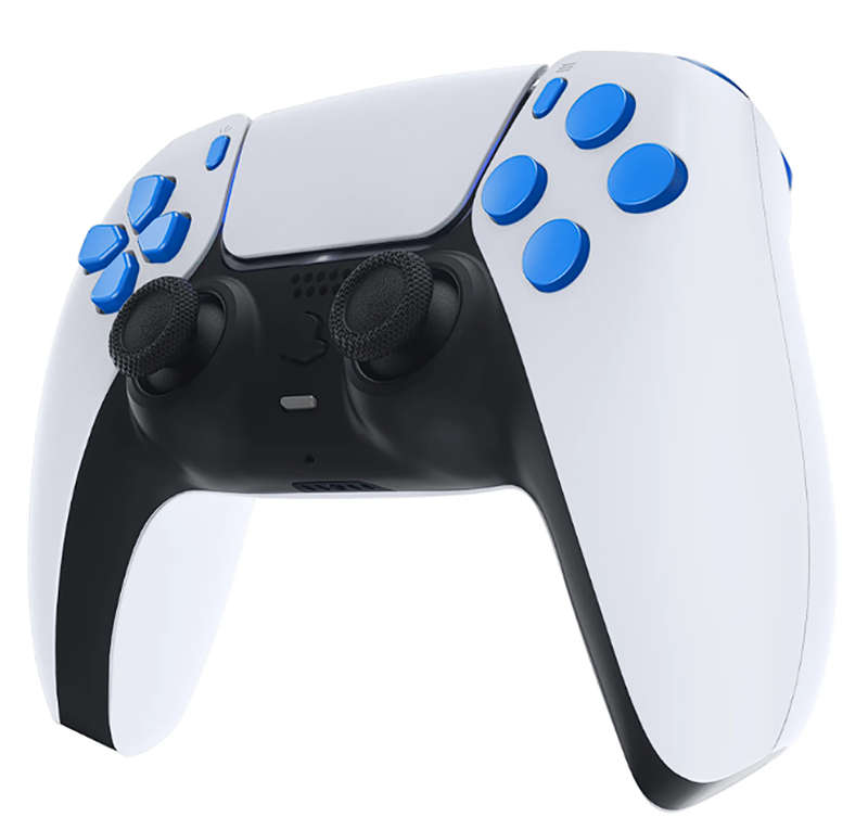 PS5 Dualsense Controller Full Button Set Matte UV Deep Blue for BDM-030