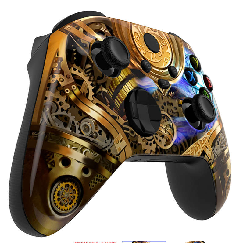 XBOX SERIES S/X Controller Front Faceplate Art Series Glossy Steampunk