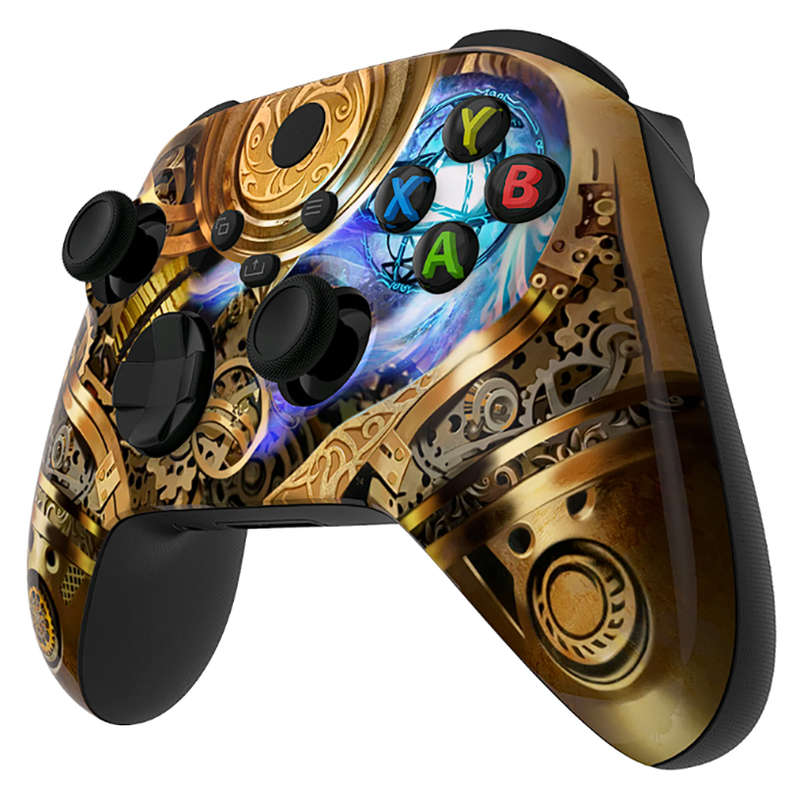 XBOX SERIES S/X Controller Front Faceplate Art Series Glossy Steampunk