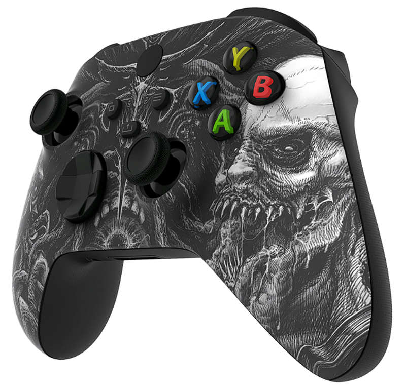 XBOX SERIES S/X Controller Front Faceplate Art Series Soft Touch Zombies