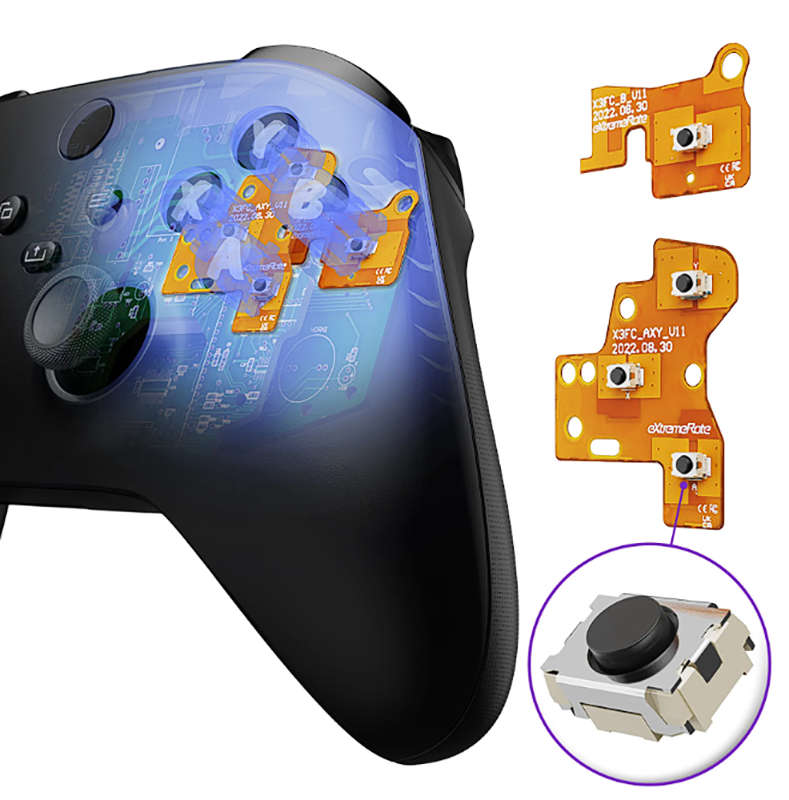 Xbox One S / Series Wireless Controller Tactile Click ABXY Keys Mod Kit Sector Version