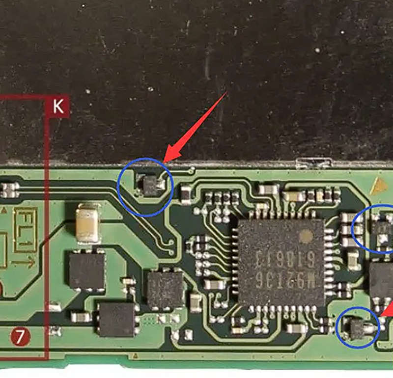 NS Switch Board Component 42 Printed Transistors Pre-Biased Digital