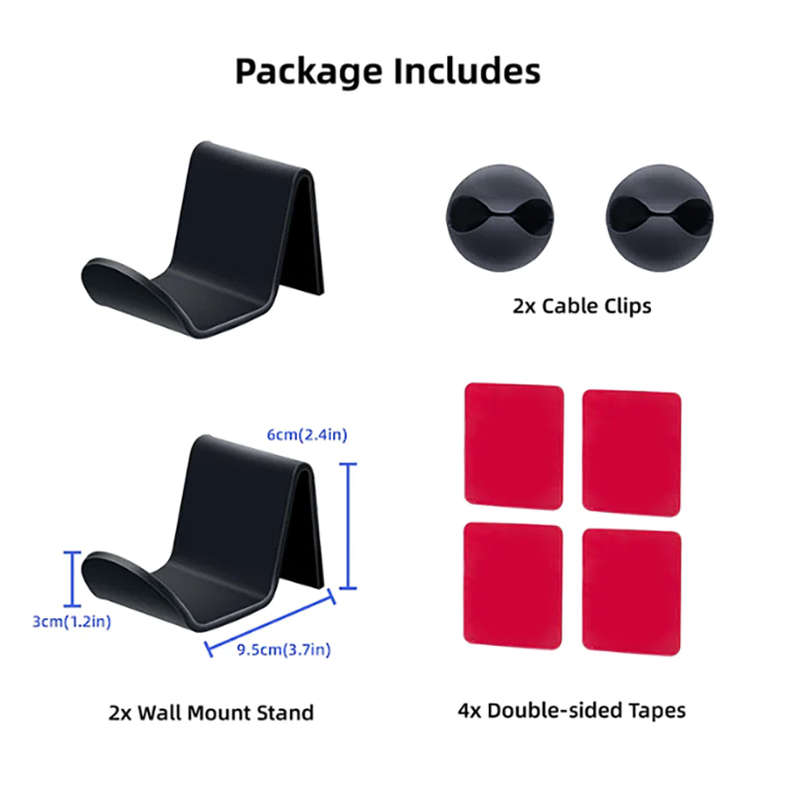 Multiplatform Controller Wall Mount Stand 2 Pack