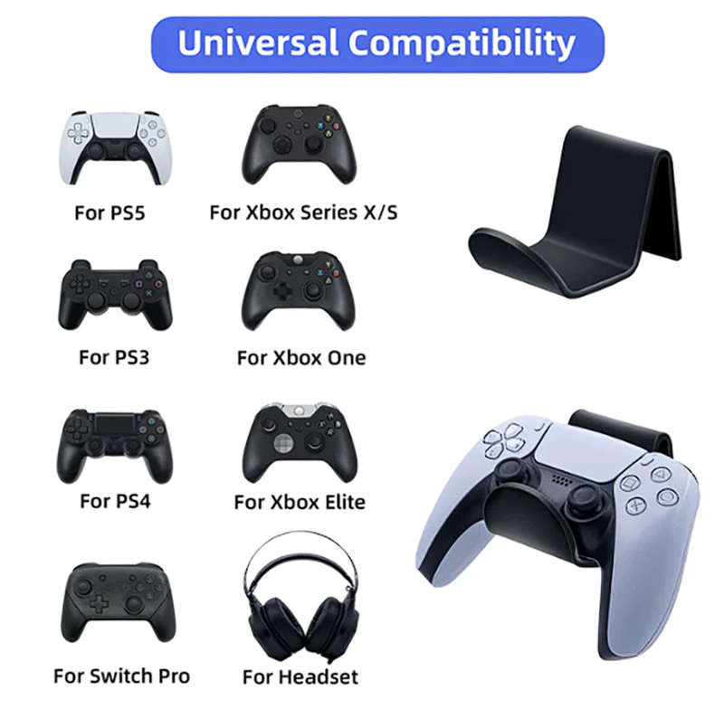 Multiplatform Controller Wall Mount Stand 2 Pack