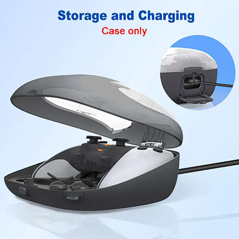 Dualsense 5 Premium Clear Top Case With Charge Hole