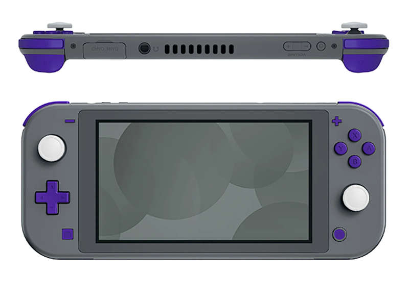 NS Switch Lite 14 Piece Button Kit Matte UV Dark Purple