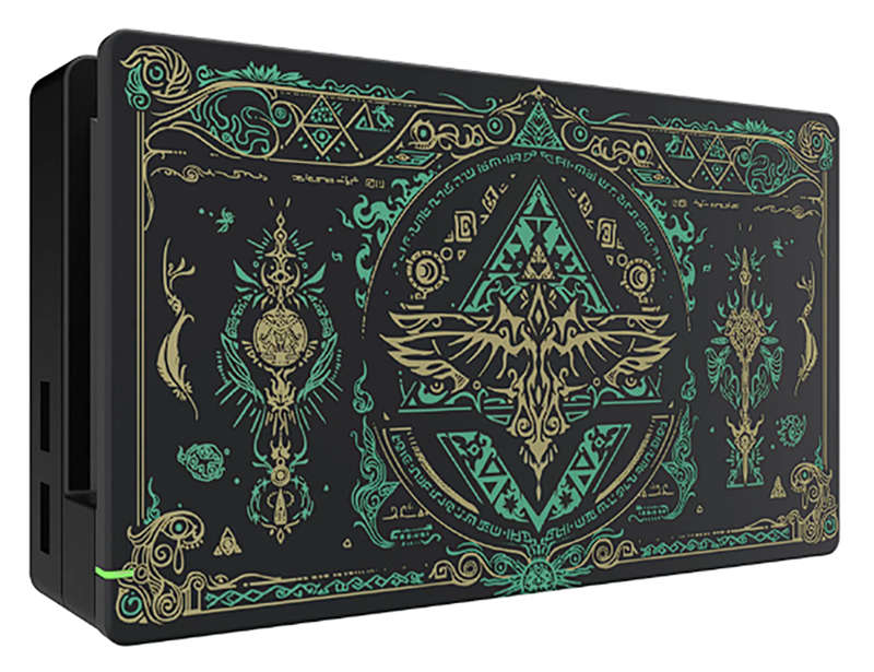NS Switch Dock Soft Touch Glow in Dark Totem of Kingdom Faceplate