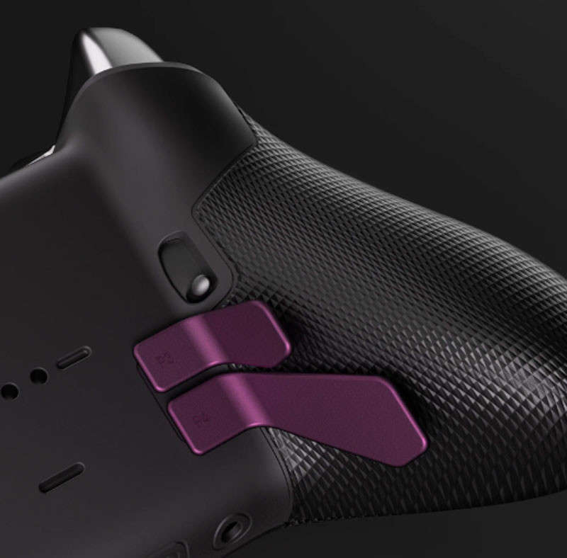 XBOX Elite / Elite Series 2 Controller Redesigned SWIFT Ergonomic Paddle Set Metallic Grape