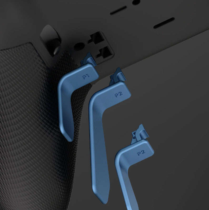 XBOX Elite / Elite Series 2 Controller Redesigned SWIFT Ergonomic Paddle Set Metalic Neptune Blue