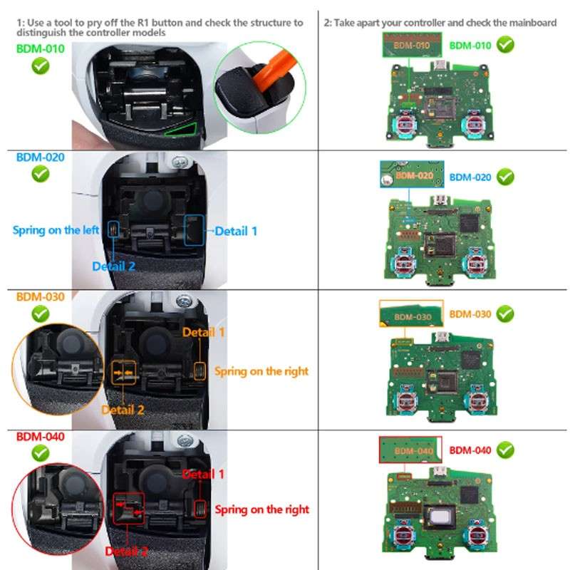 PS5 Dualsense Controller Front Shell With Touchpad The Marine