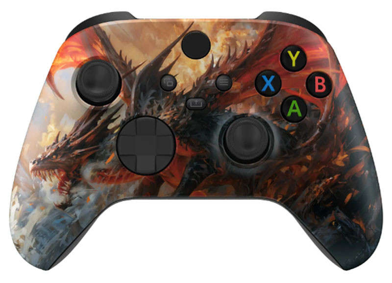 XBOX SERIES S/X Controller Front Faceplate Art Series Red Dragon