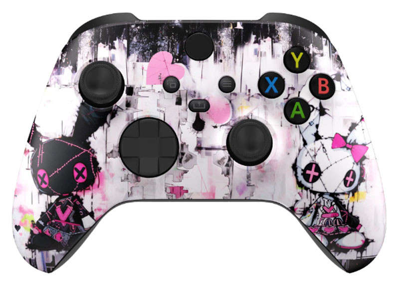 XBOX SERIES S/X Controller Front Faceplate Art Series Punky Bunny