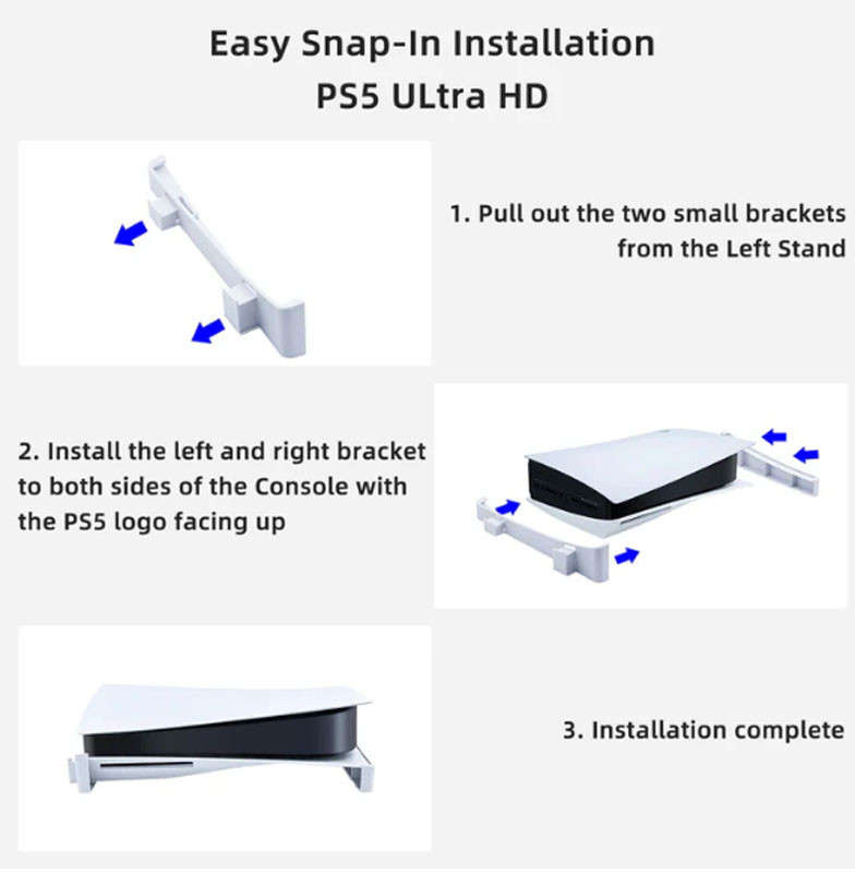 PS5 Console Horizontal Base Stand