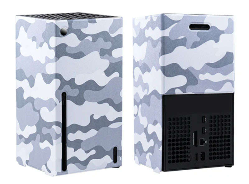 Xbox Series X AOLION Magnetic Protective Case Wrap Camouflage Gray