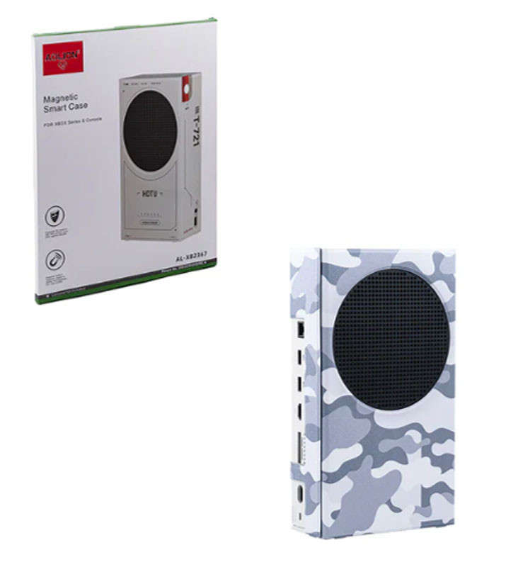 Xbox Series S AOLION Magnetic Protective Case Wrap Camouflage Gray