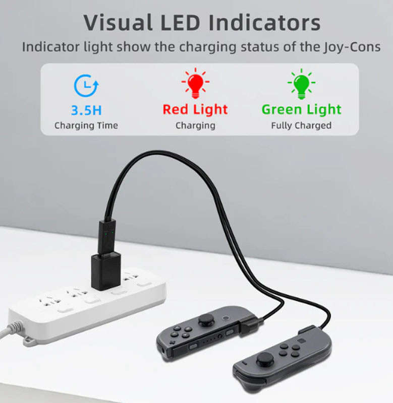 Nintendo Switch Joycon Dual Charge Cable