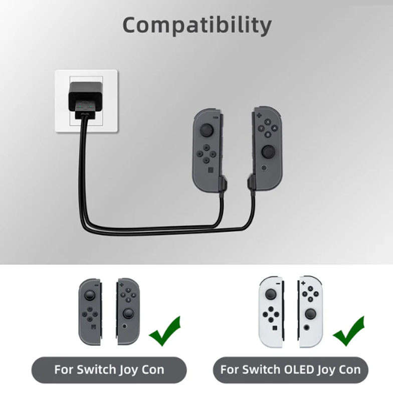 Nintendo Switch Joycon Dual Charge Cable