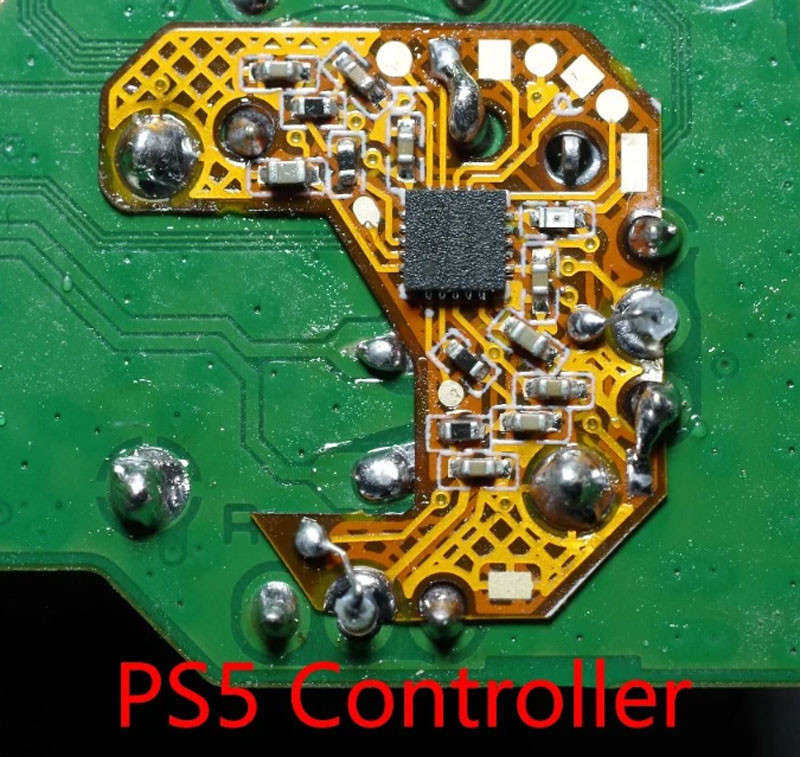 PS5 Dualsense Controller Hall Effect Pro Install PCB 5.0 For Joystick Center Calibration and Oute...