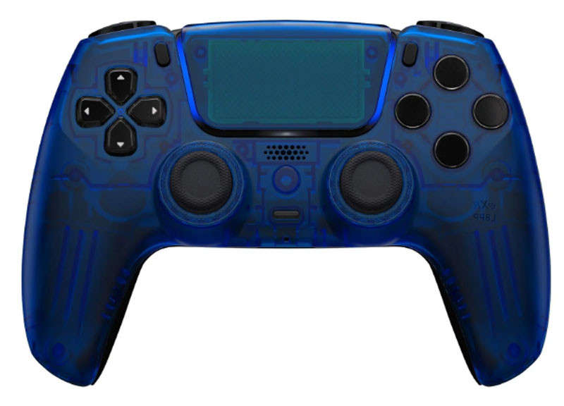 PS5 Dualsense Controller Front Shell With Touchpad Luna Clear Blue