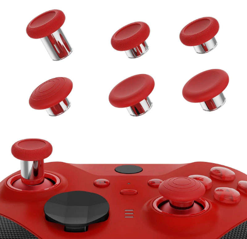 XBOX Elite Series 2 / Elite 2 Core Blue Magnetic Thumbstick Set Passion Red