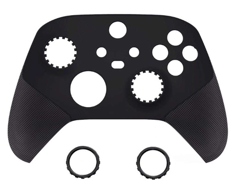 XBOX SERIES S/X Controller Front Faceplate Performance Series Rubber Grip Black