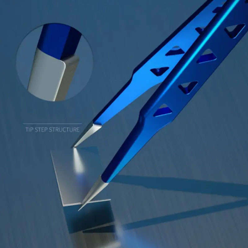 MECHANIC AAC-14 Precision Stainless Steel Tweezers A Grade Extended