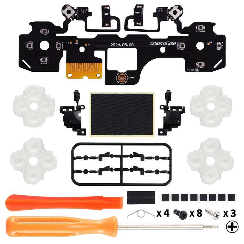 PS5 Dualsense Button Mod Tactile Clicky Full Set Strong Click for BDM-040