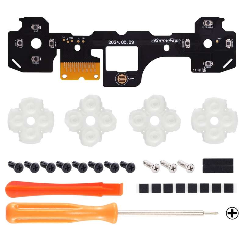 PS5 Dualsense Button Mod Tactile Clicky Upgraded Face Kit BDM-030/040/050