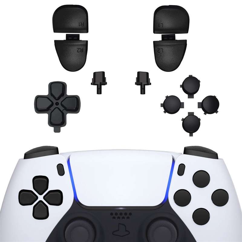 PS5 Dualsense Button Set Black BDM-030/040/050
