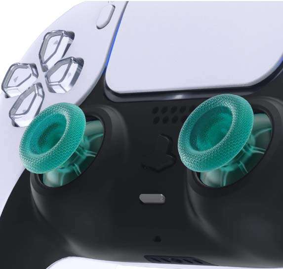 PS5 Dualsense Controller ThumbSticks Clear Emerald Green