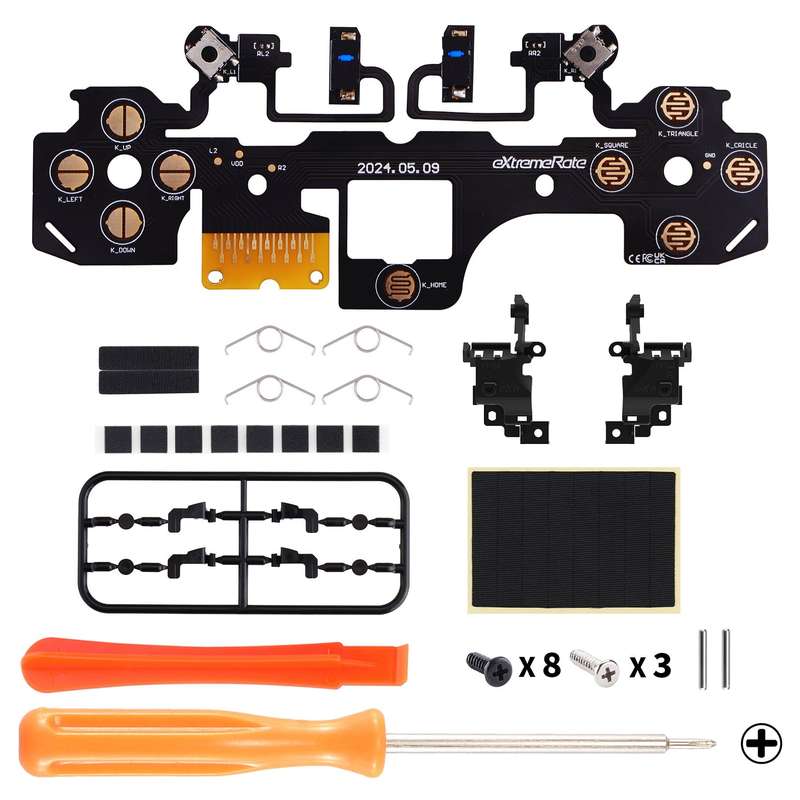 PS5 Dualsense Button Mod Tactile Clicky Quick Trigger Kit Light  BDM-040/050