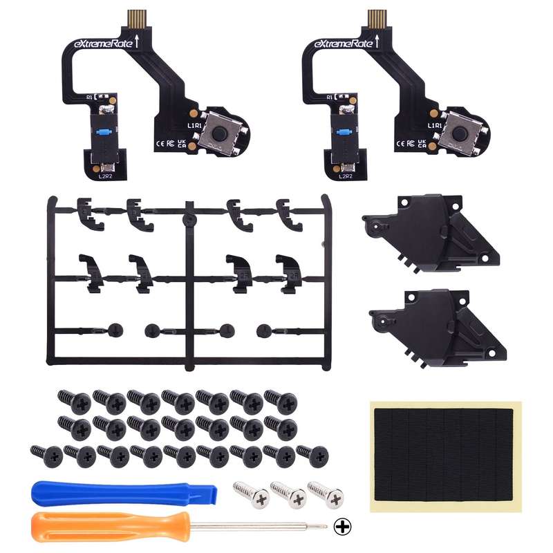 PS5 Dualsense Controller Tactile Clicky Hair Trigger Kit Light Micro Switch Version BDM010/020