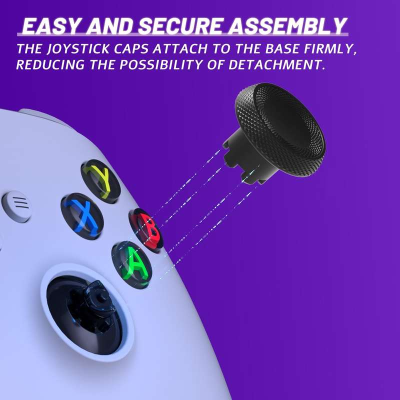 Xbox One/S/Series/Elite/Core ThumbsGear V3 Interchangeable Thumbsticks Black