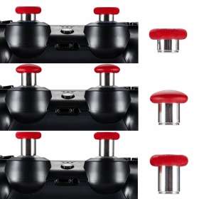 Xbox One / Xbox Series / Elite V1 / PS4 Controller Red Raised Anti-slip Thumbsticks