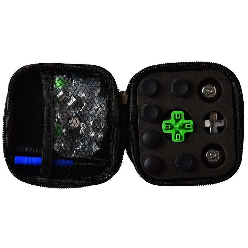 Ps4 Slim / Pro Dualshock 4 Controller 31 In 1 Custom Thumbstick Joystick D-Pad Abxy Bullet Set Wi...