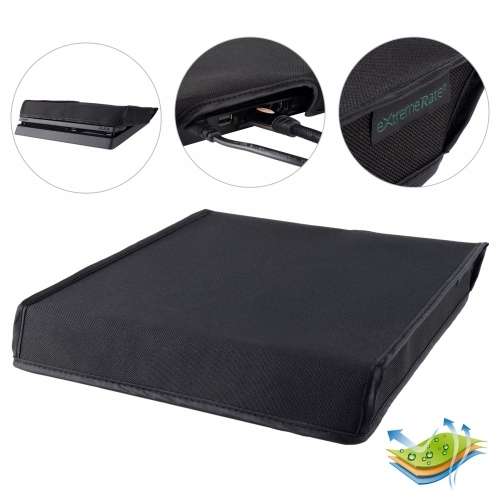 PS4 Slim Console Black Nylon Dust Guard Cover