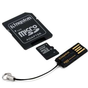 Kingston Micro SD Card 16GB Value Bundle